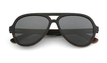 Load image into Gallery viewer, Blake - Charcoal Black - Bamboo &amp; Wooden Sunglasses - C&amp;C Glasses